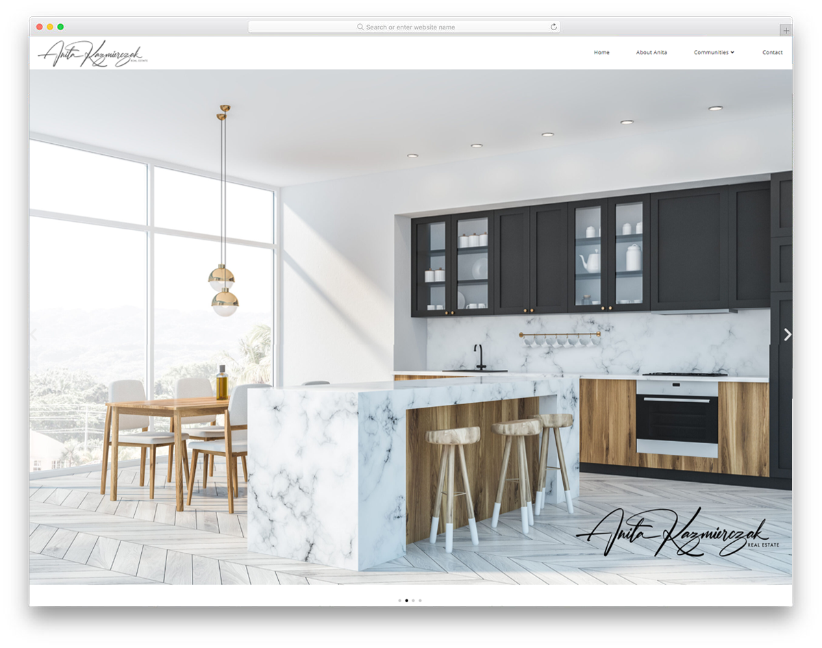 Real Estate Website Design Example 2